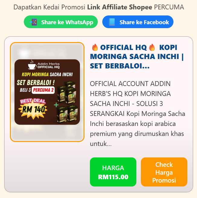 Ngopee.com – 1 Link, Semua Produk Shopee + Kedai Online Sendiri!