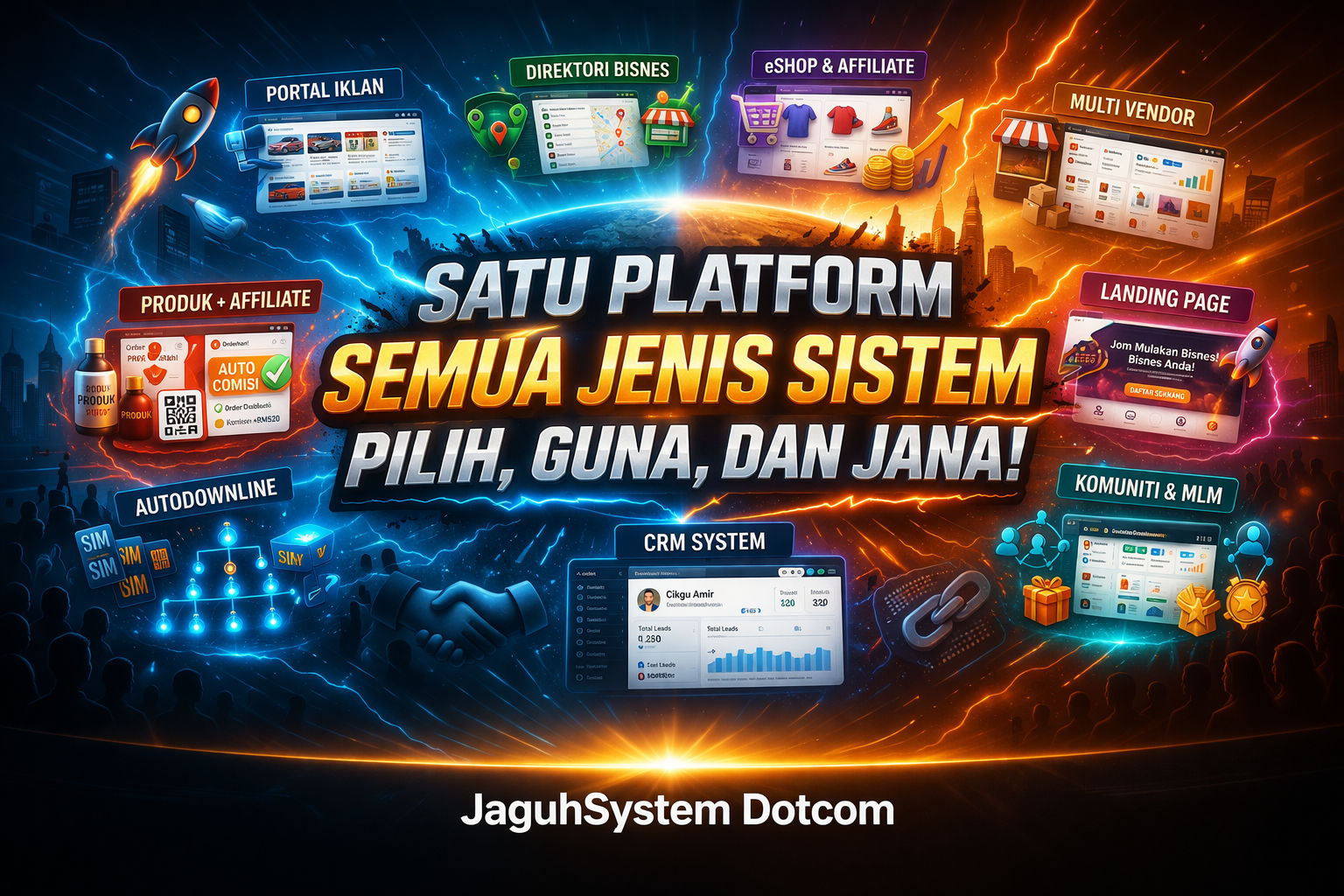 Upah Buat Sistem Affiliate (Siap Setup & Auto Komisen)