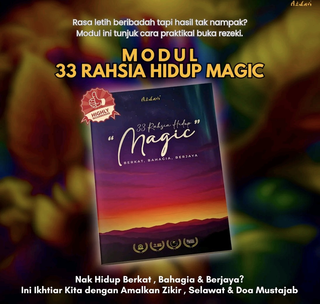 Azdan 33 Rahsia Hidup Magic – Motivasi Islamik
