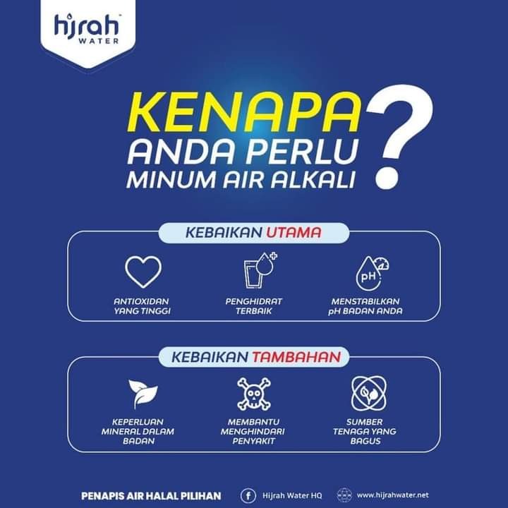 PENAPIS AIR HALAL HIJRAHWATER, PILIHAN SEJAK 2006.